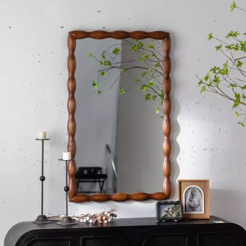   Mid-Century Modern Wall-Mounted Mirror