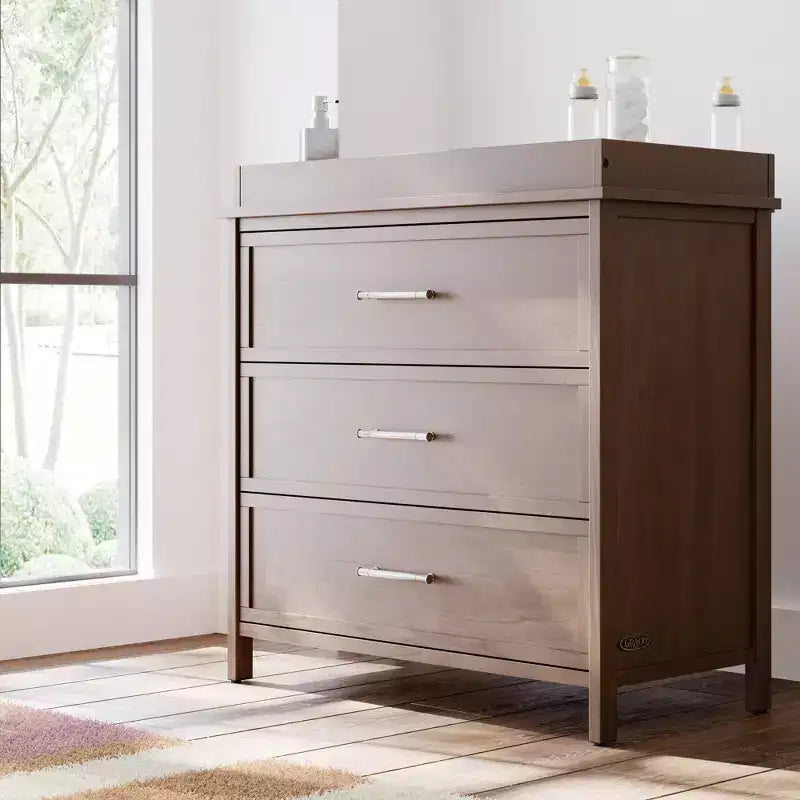 Commode à 3 tiroirs avec plan à langer amovible
