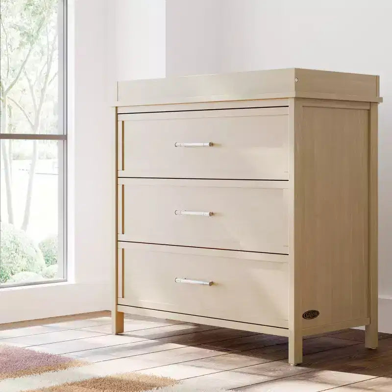 Commode à 3 tiroirs avec plan à langer amovible