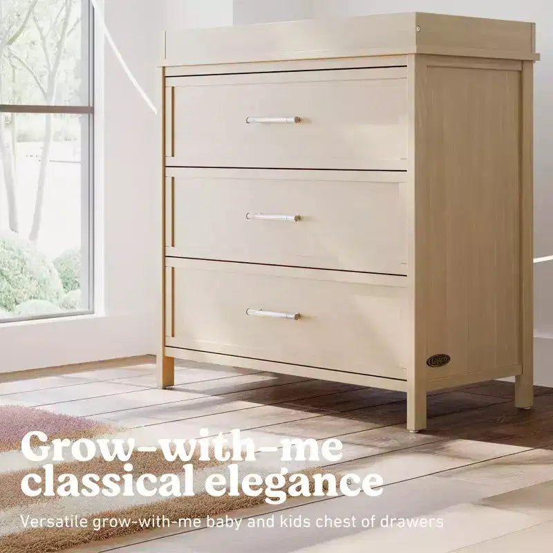 Commode à 3 tiroirs avec plan à langer amovible