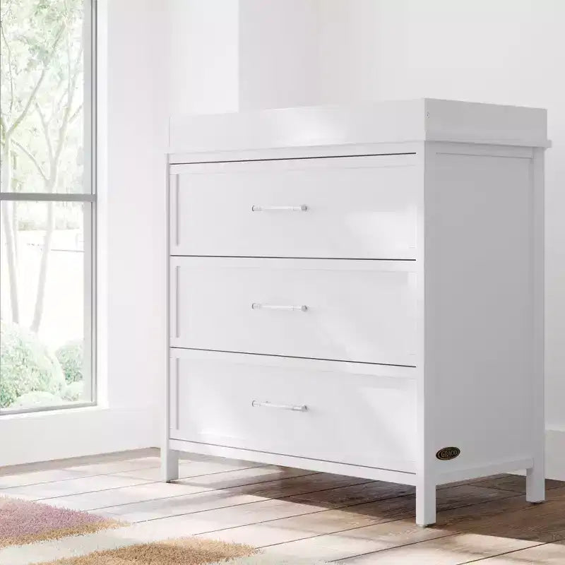 Commode à 3 tiroirs avec plan à langer amovible
