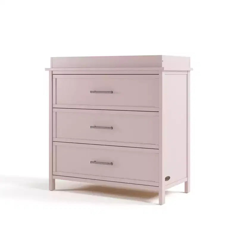   3 Drawer Dresser with Removable Changing Topper