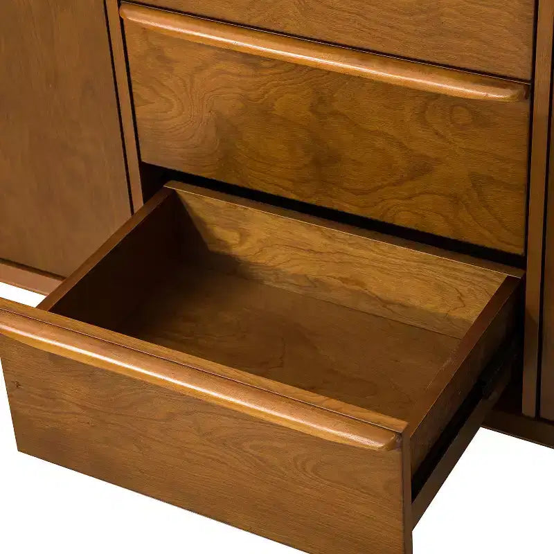 Buffet à 3 tiroirs de 57 po de large en bois massif |