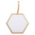  Hexagon Mirror, Decor Mirror for Living Room, Foyer, Entryway, Bedroom, 16x14