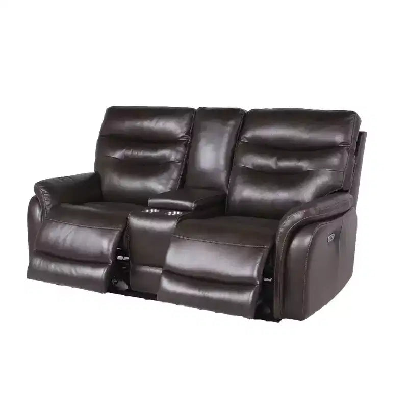  Power Recliner Console Loveseat -  : USB Port, Center Storage