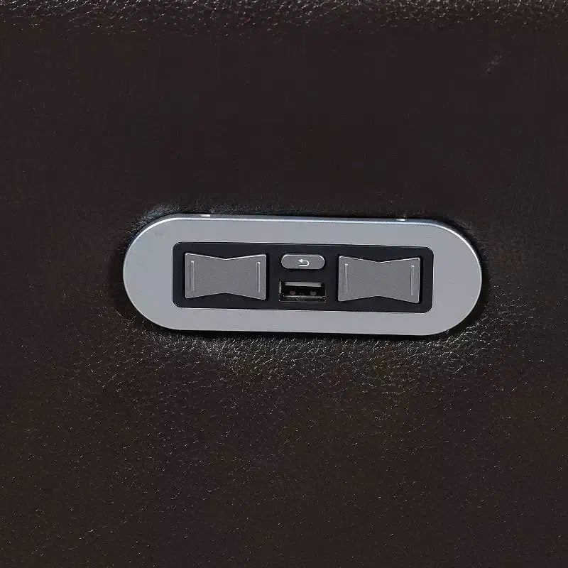 Canapé inclinable électrique avec console - : Port USB, rangement central