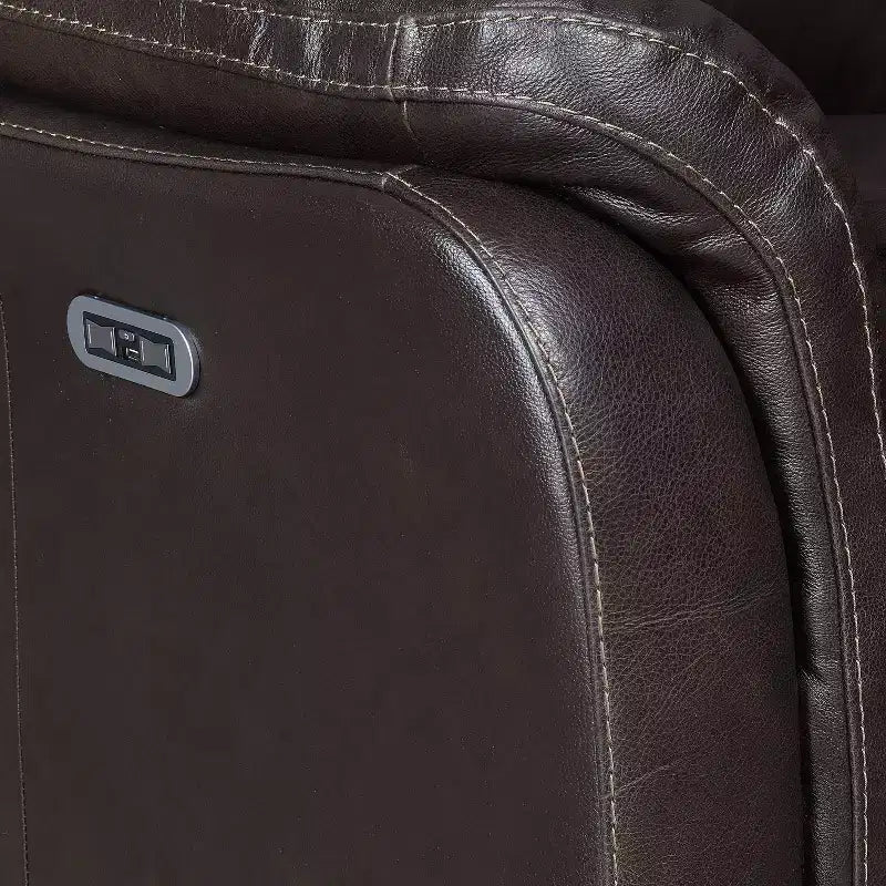 Canapé inclinable électrique avec console - : Port USB, rangement central
