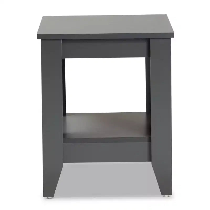 Table d'appoint en bois gris -