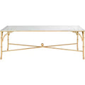  Coffee Table - Gold/Glass - 