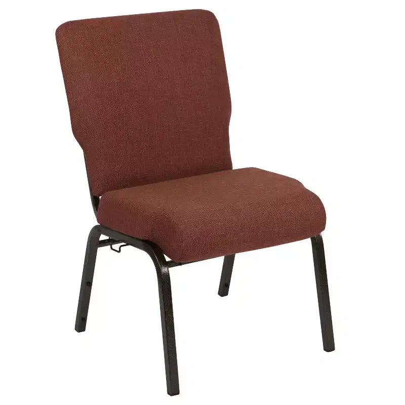 Chaise d'église en mousse moulée de 20,5 po