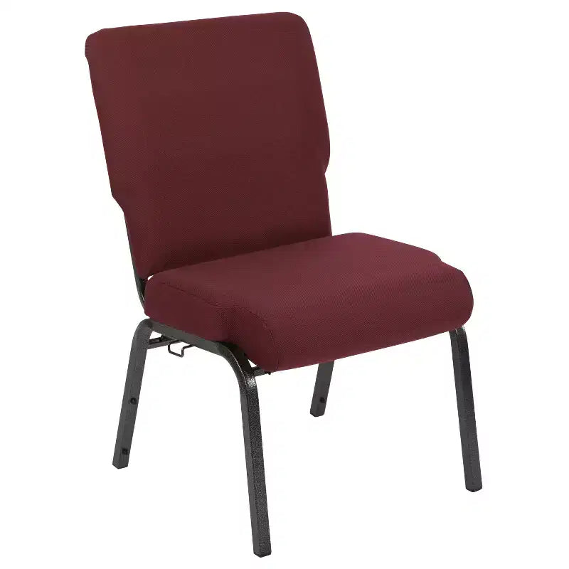 Chaise d'église en mousse moulée de 20,5 po
